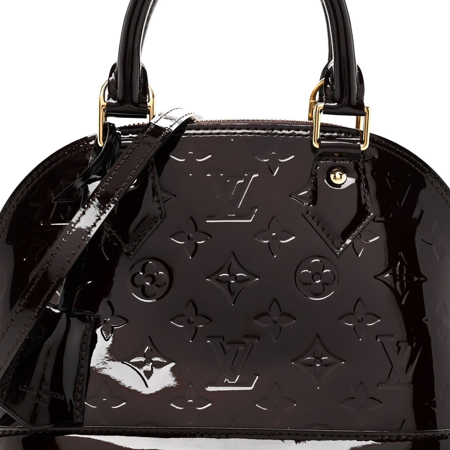 Louis Vuitton Vernis Alma BB Amarante