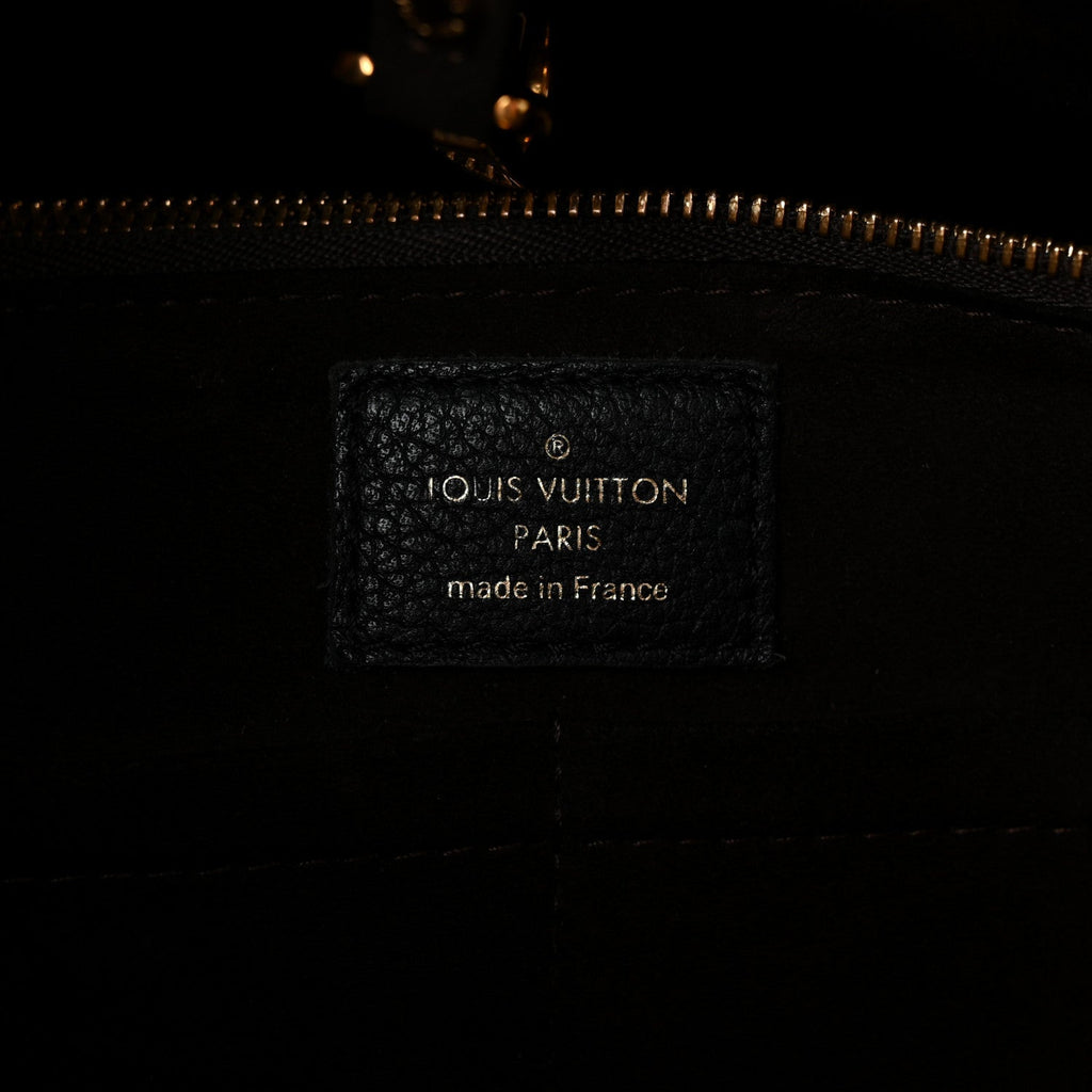 Louis Vuitton Calfskin Monogram Kimono Tote  Black