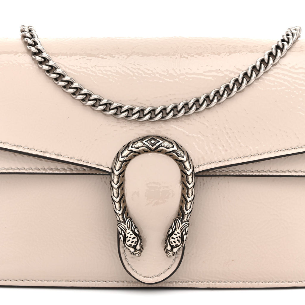 Gucci Crinkled Patent Mini Dionysus Shoulder Bag Sphinx