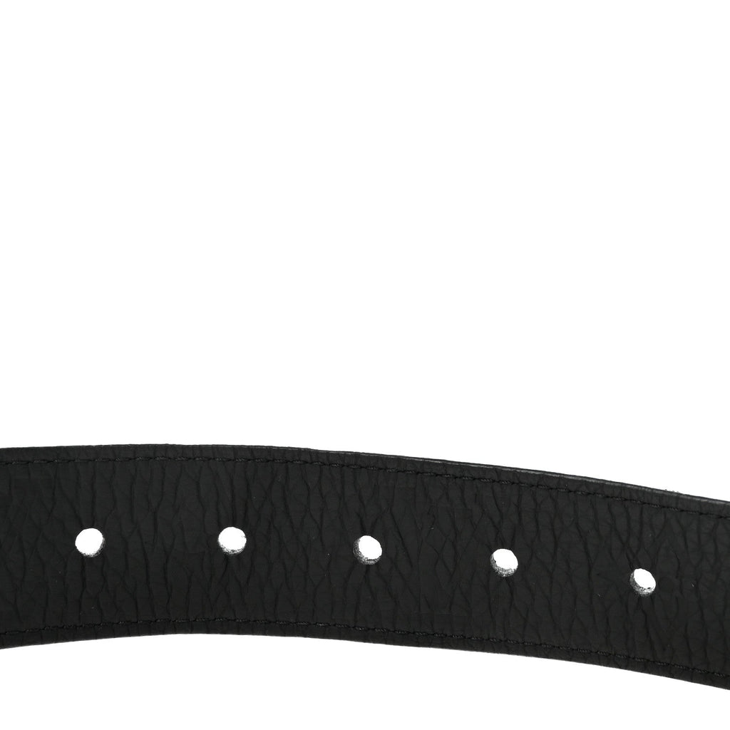Louis Vuitton Taurillon Monogram Signature 35 MM Chain Belt 100 40  Black