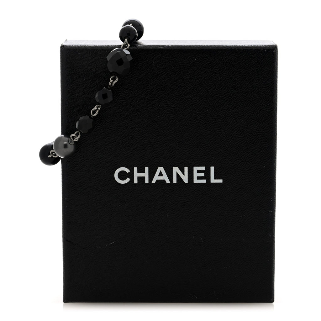 Bead Bracelet Ruthenium Black