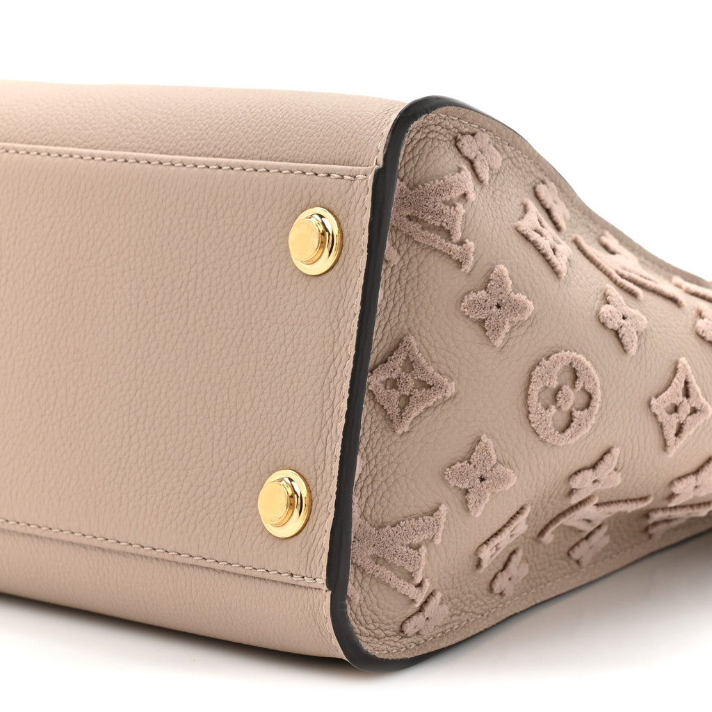 Louis Vuitton Calfskin Monogram Tufting On My Side Galet