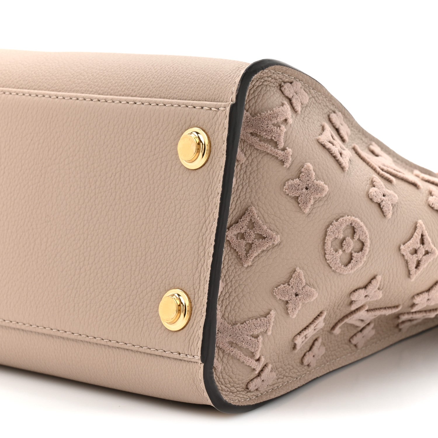 Louis Vuitton Calfskin Monogram Tufting On My Side Galet