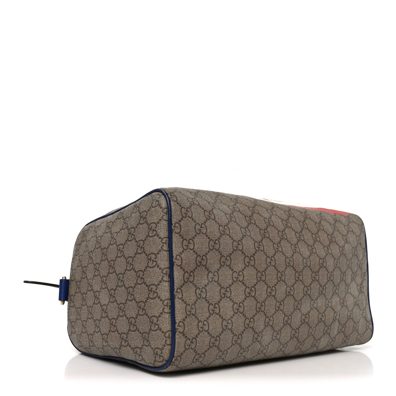 Gucci GG Plus Monogram Medium Boston USA Flag Unicef Duffle Blue