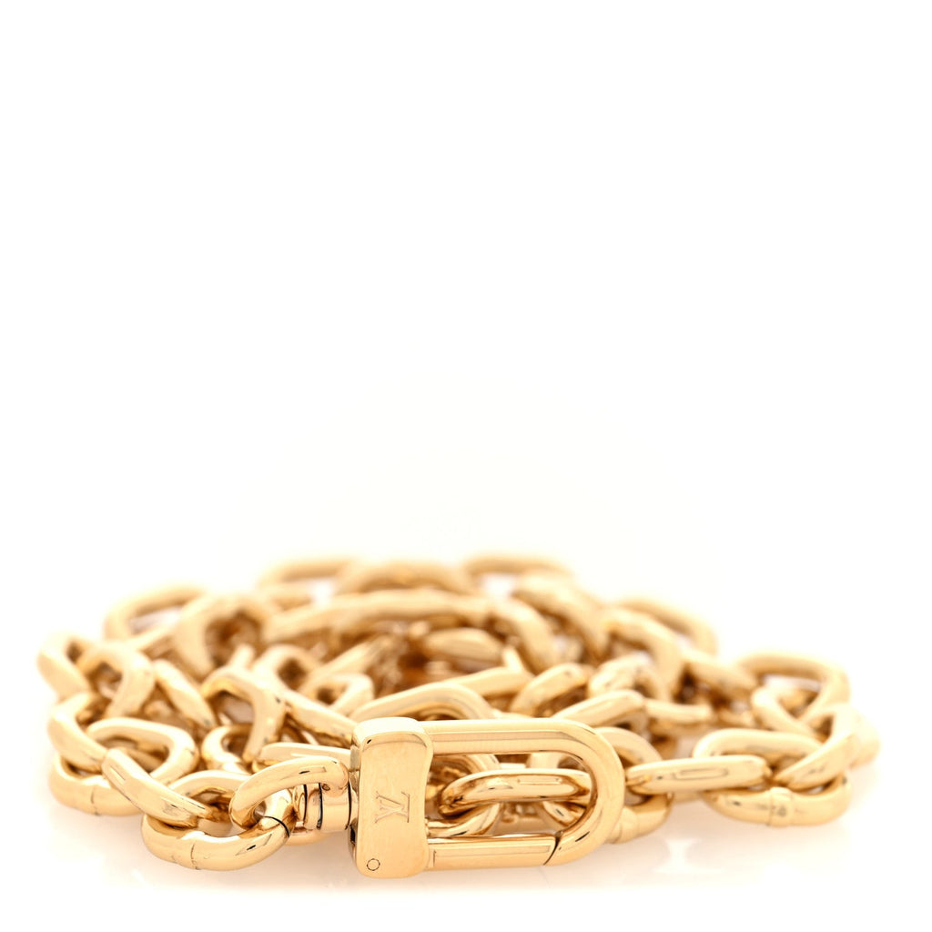 Louis Vuitton Pochette Metis East West Chain Strap Gold