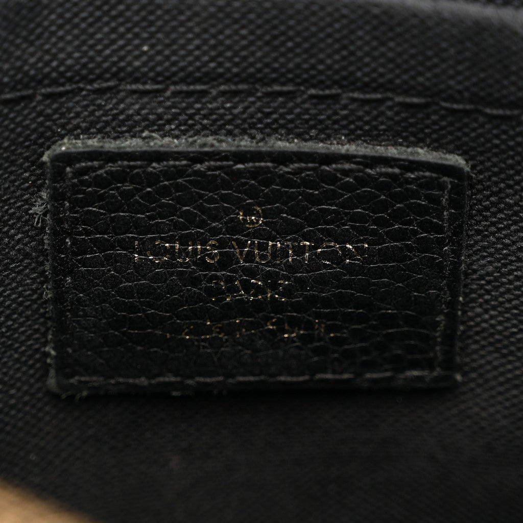 Louis Vuitton Monogram Pallas Clutch Black