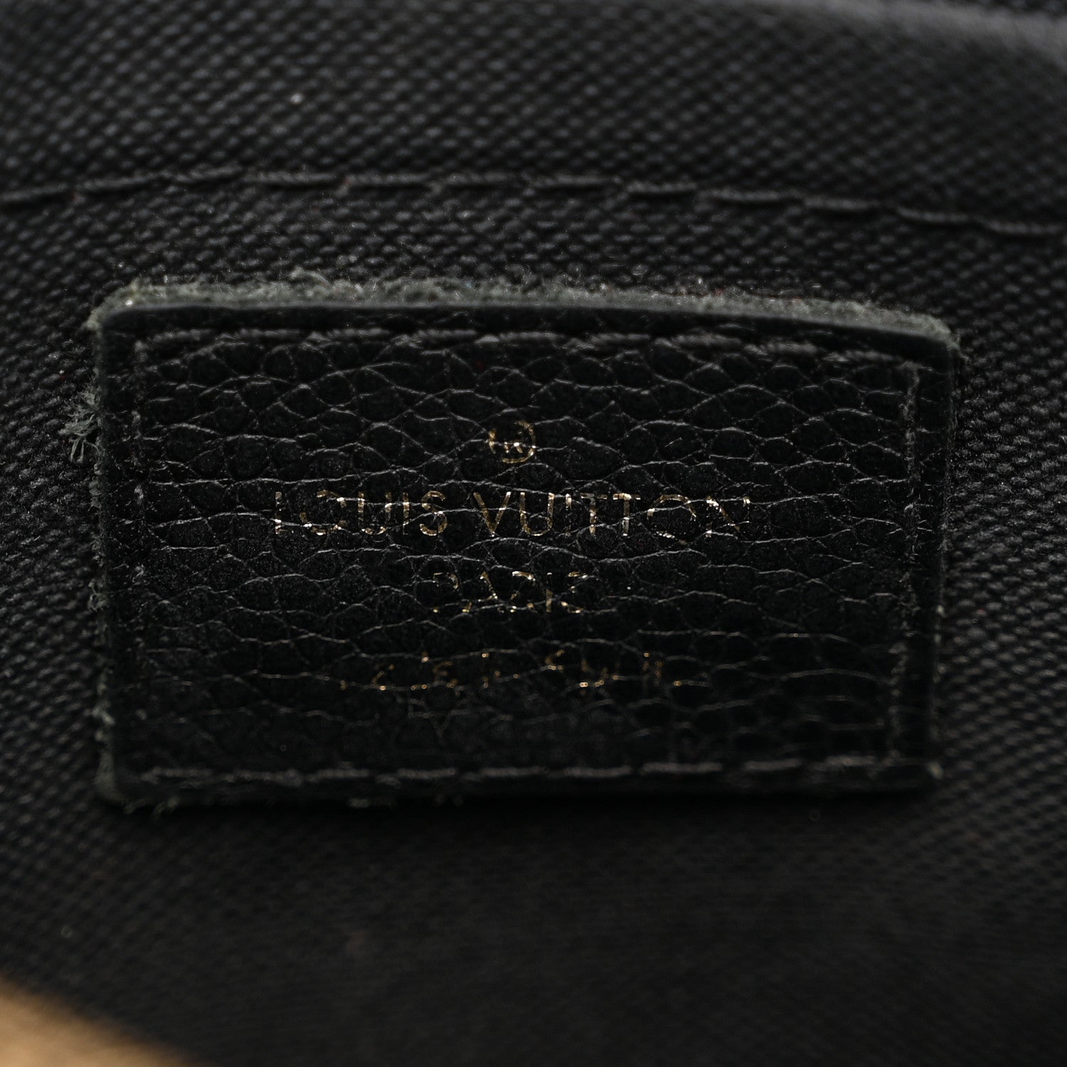 Louis Vuitton Monogram Pallas Clutch Black