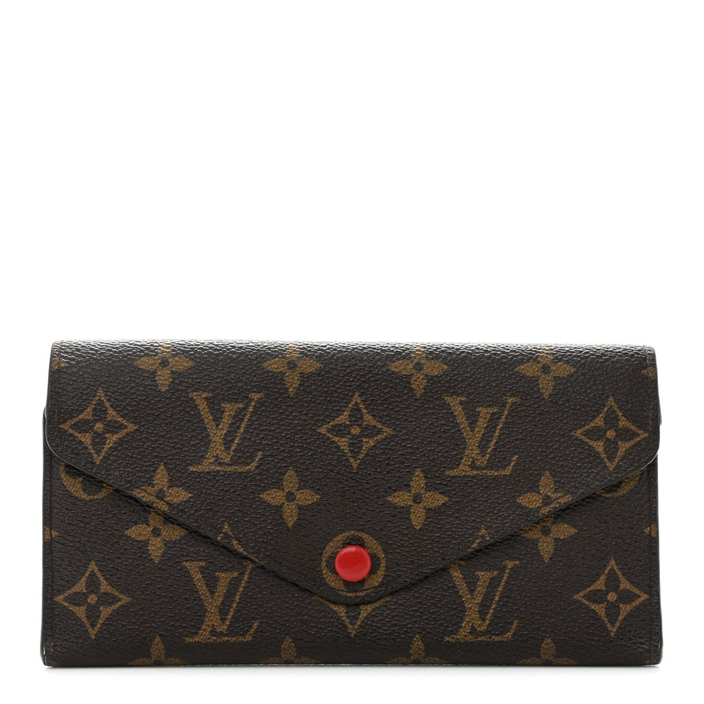 Louis Vuitton Monogram Josephine Wallet Red