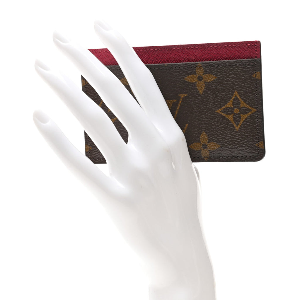 Louis Vuitton Monogram Card Holder Fuchsia