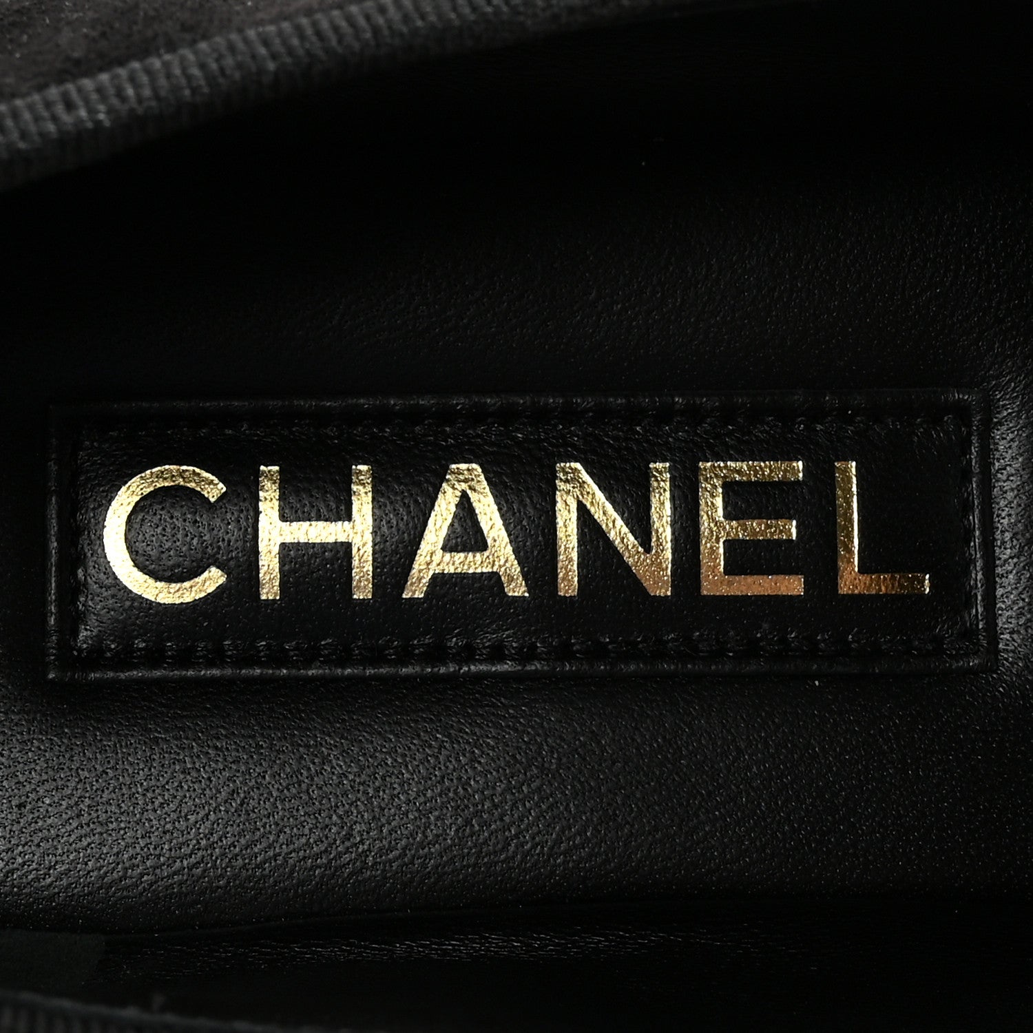 Chanel Velvet Mary Jane Flats 40 Black