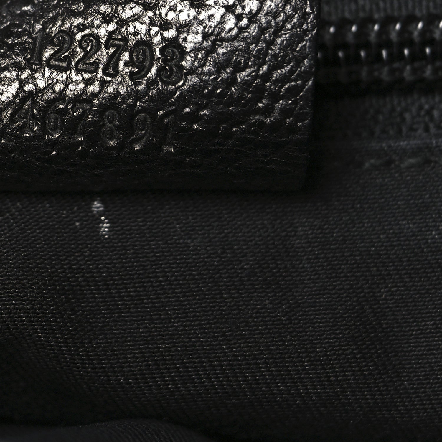 Gucci Monogram Flat Messenger Bag Black