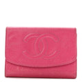 Caviar Timeless CC Compact Wallet Pink