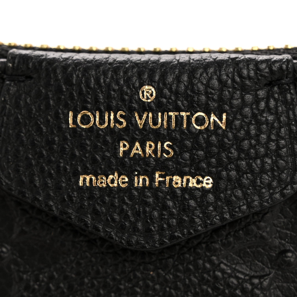 Louis Vuitton Empreinte Easy Pouch On Strap Black