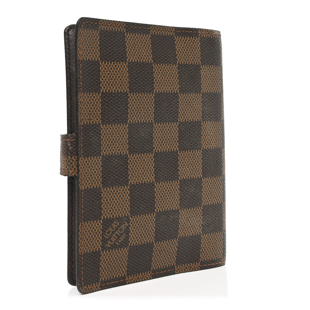 Louis Vuitton Damier Ebene Small Ring Agenda Cover