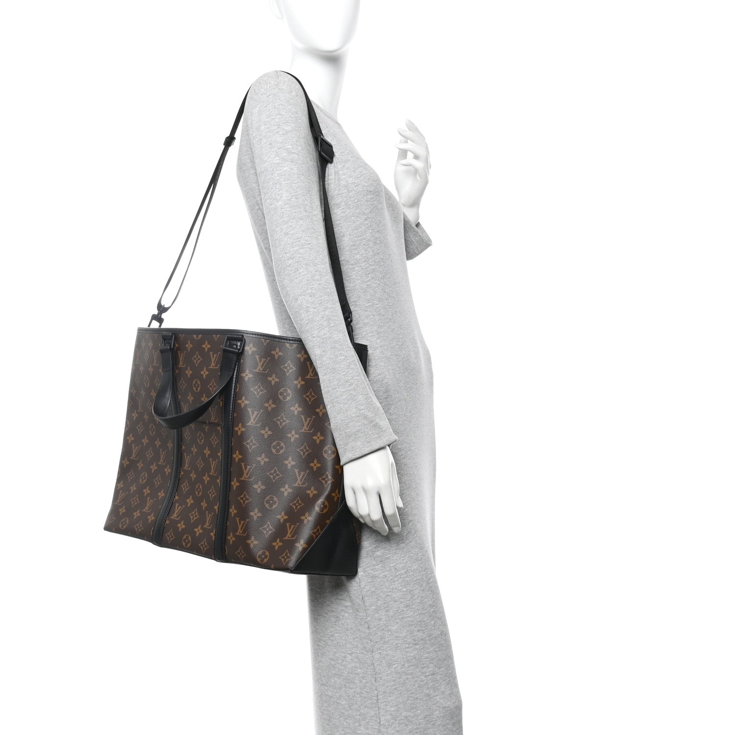 Louis Vuitton Monogram Macassar Weekend Tote GM