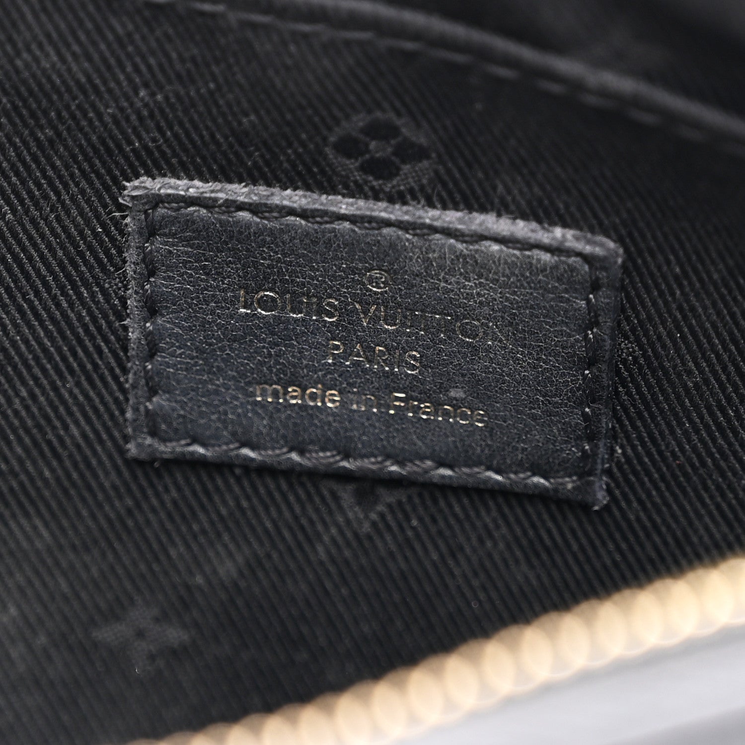 Louis Vuitton Calfskin Bubblegram Over The Moon Black
