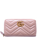 GG Marmont Zip Around Wallet 443123 Tan