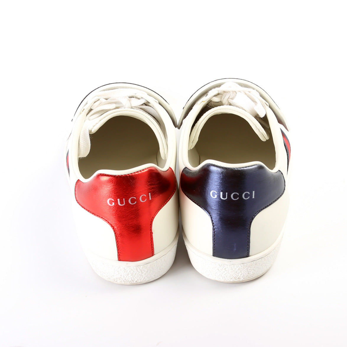 Ace Web Loved Embellished Velcro Leather Sneakers Size 40