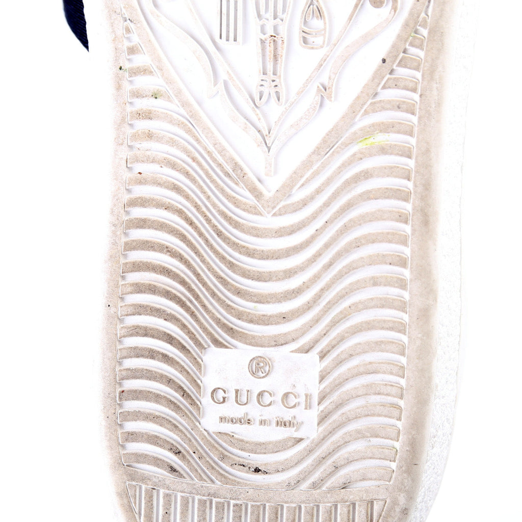 Ace Web Loved Embellished Velcro Leather Sneakers Size 40