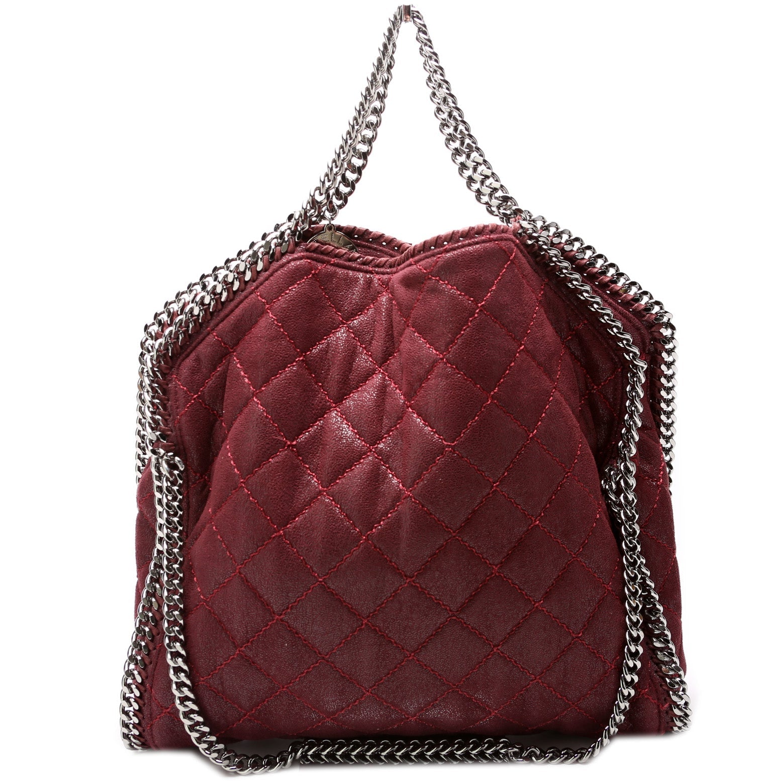 Falabella Quilted Fold Over Tote