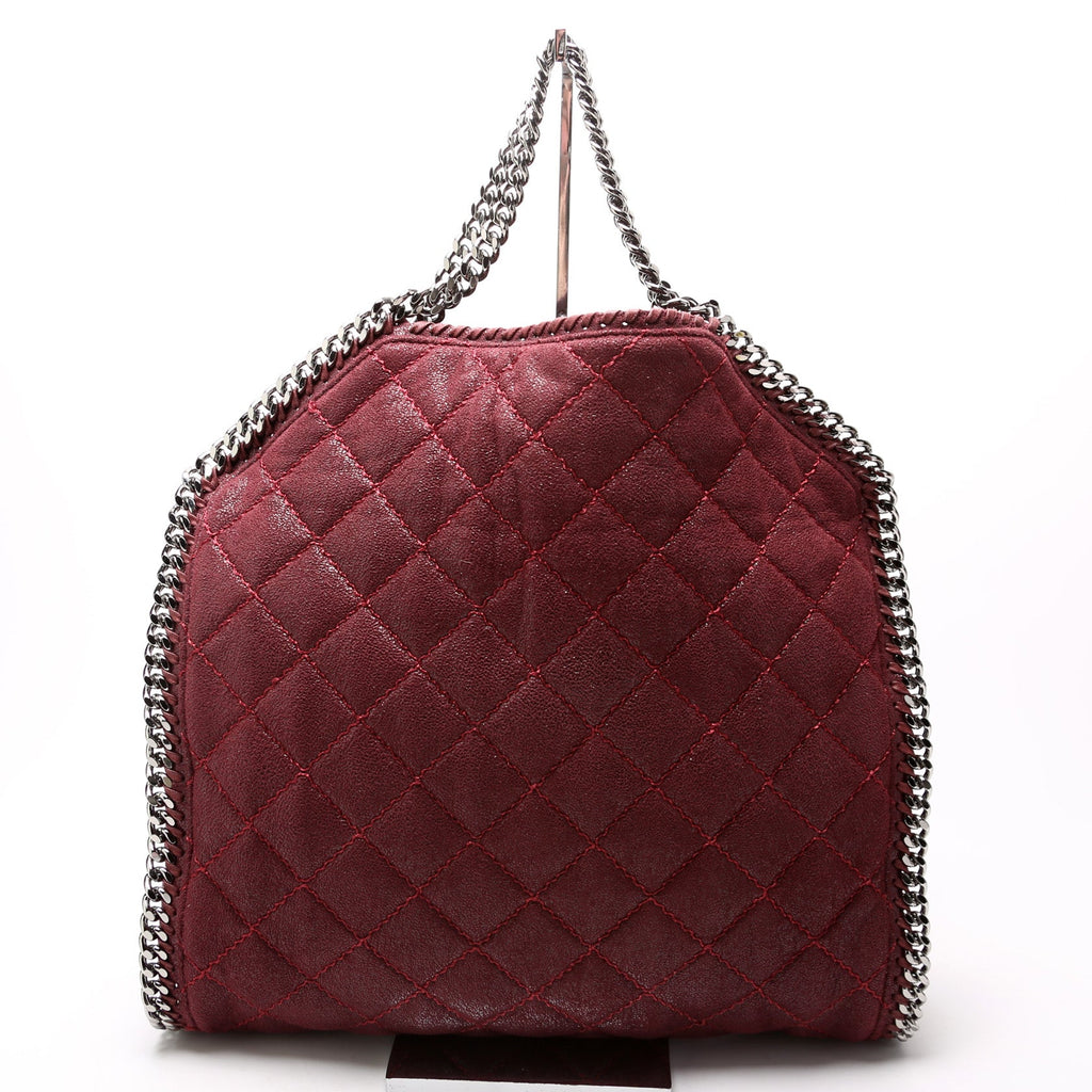 Falabella Quilted Fold Over Tote