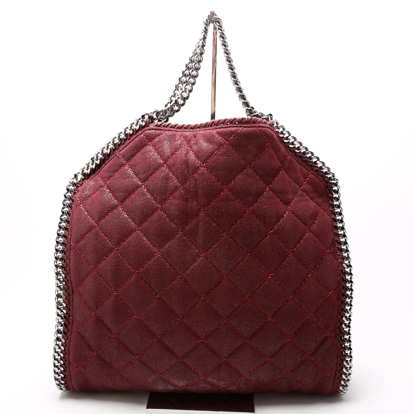 Falabella Quilted Fold Over Tote