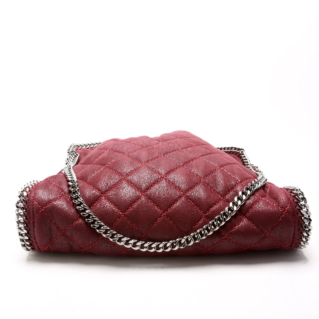 Falabella Quilted Fold Over Tote