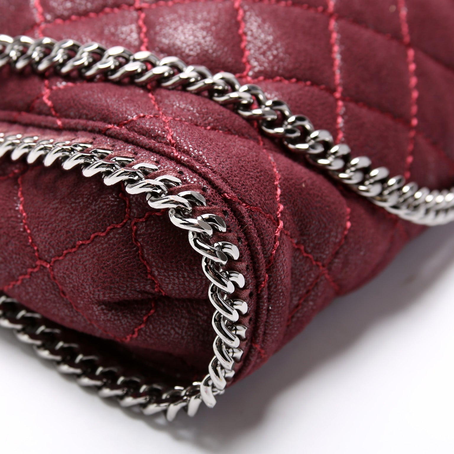 Falabella Quilted Fold Over Tote