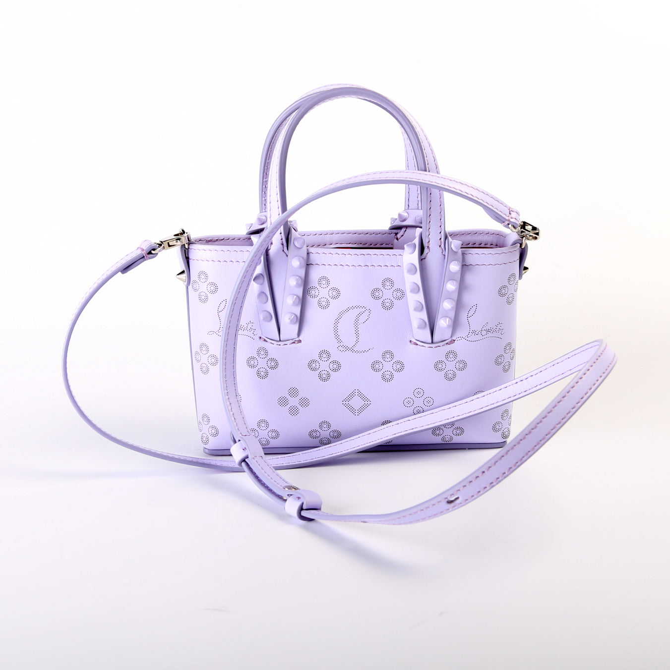 Cabata Nano Loubinthesky Perforated E/W Tote