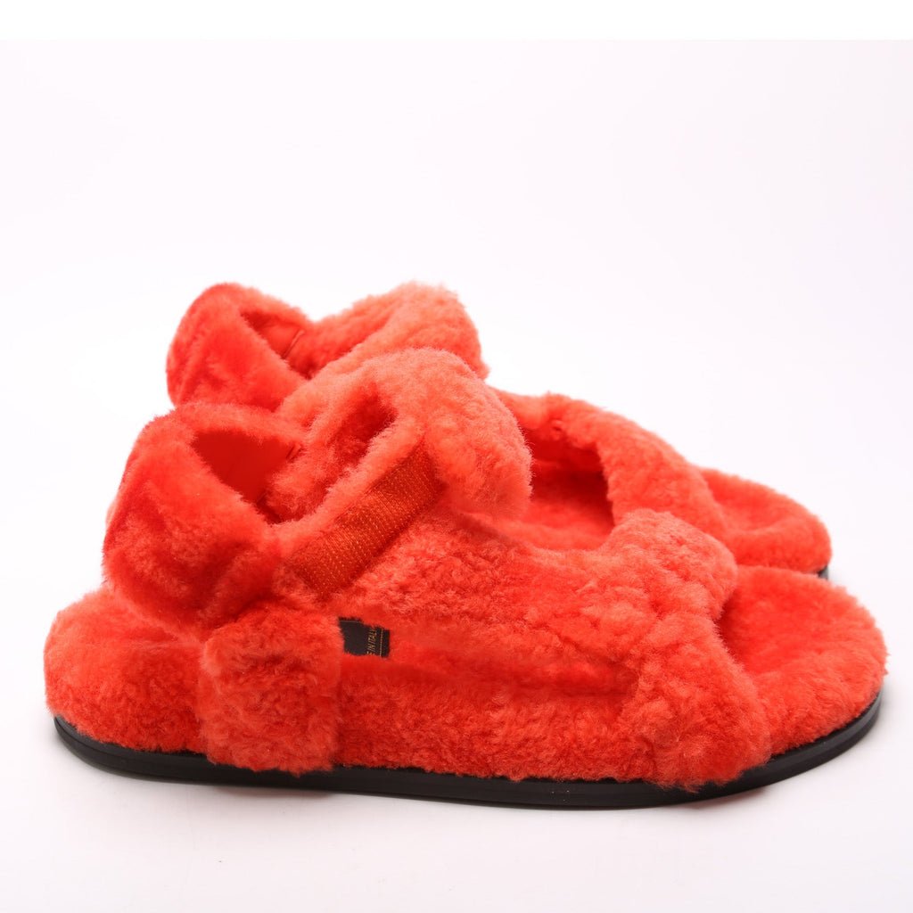 Fendi Fendi Feel Shearling Sandals Size 37