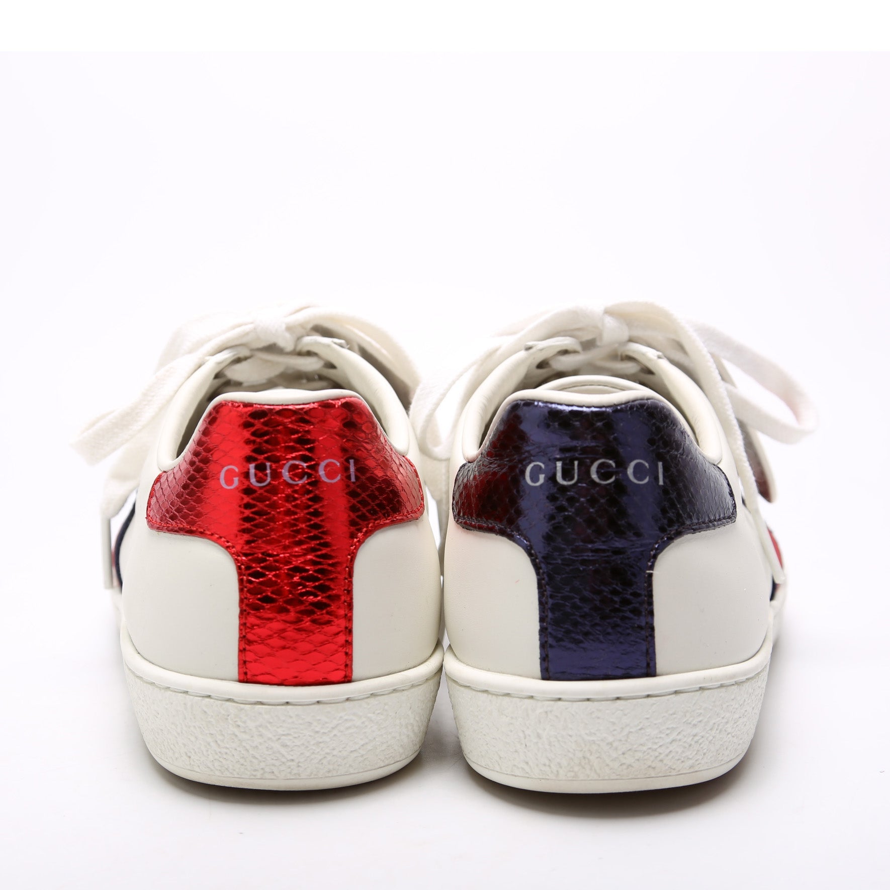 Gucci Ace Web Blind For Love Sneakers Size 37