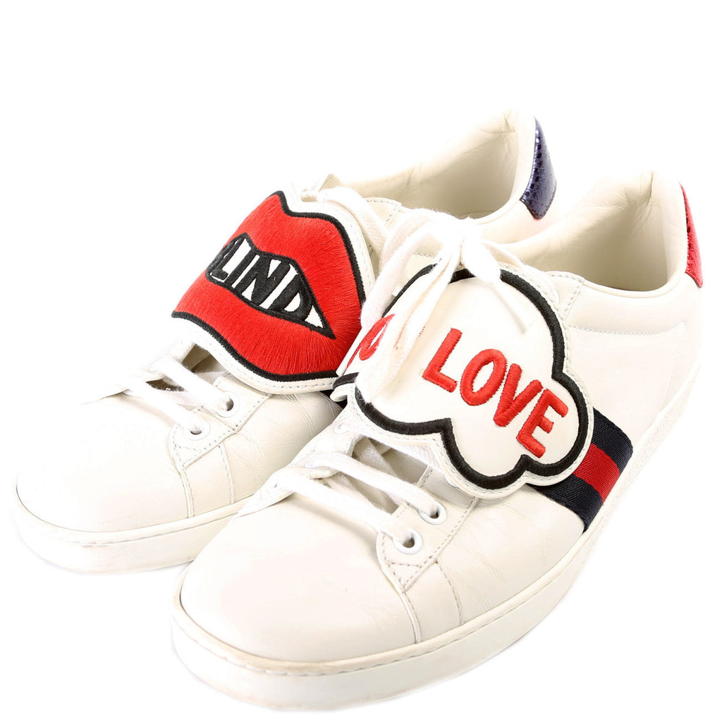 Gucci Ace Web Sneakers Size 39.5