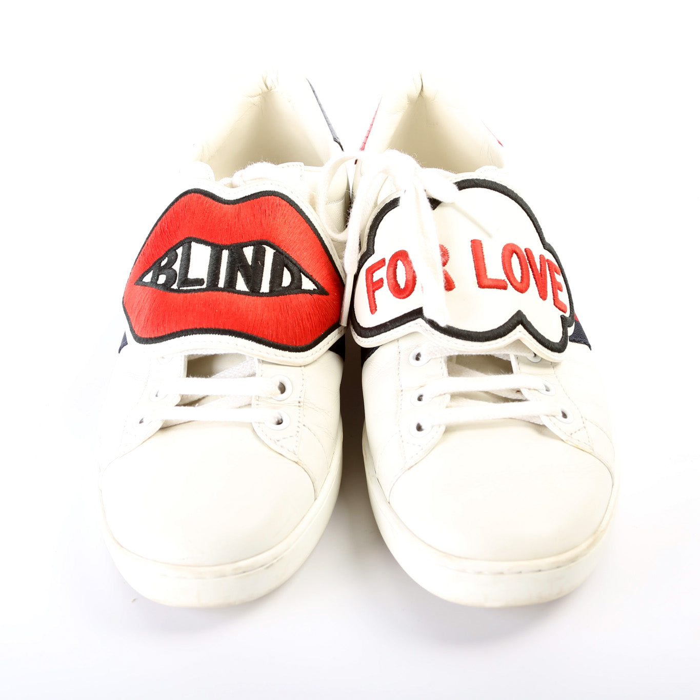 Gucci Ace Web Sneakers Size 39.5