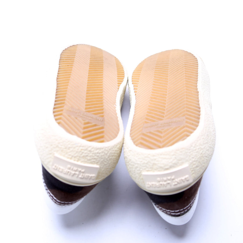 SAINT LAURENT Slip On Sneakers Size 39.5