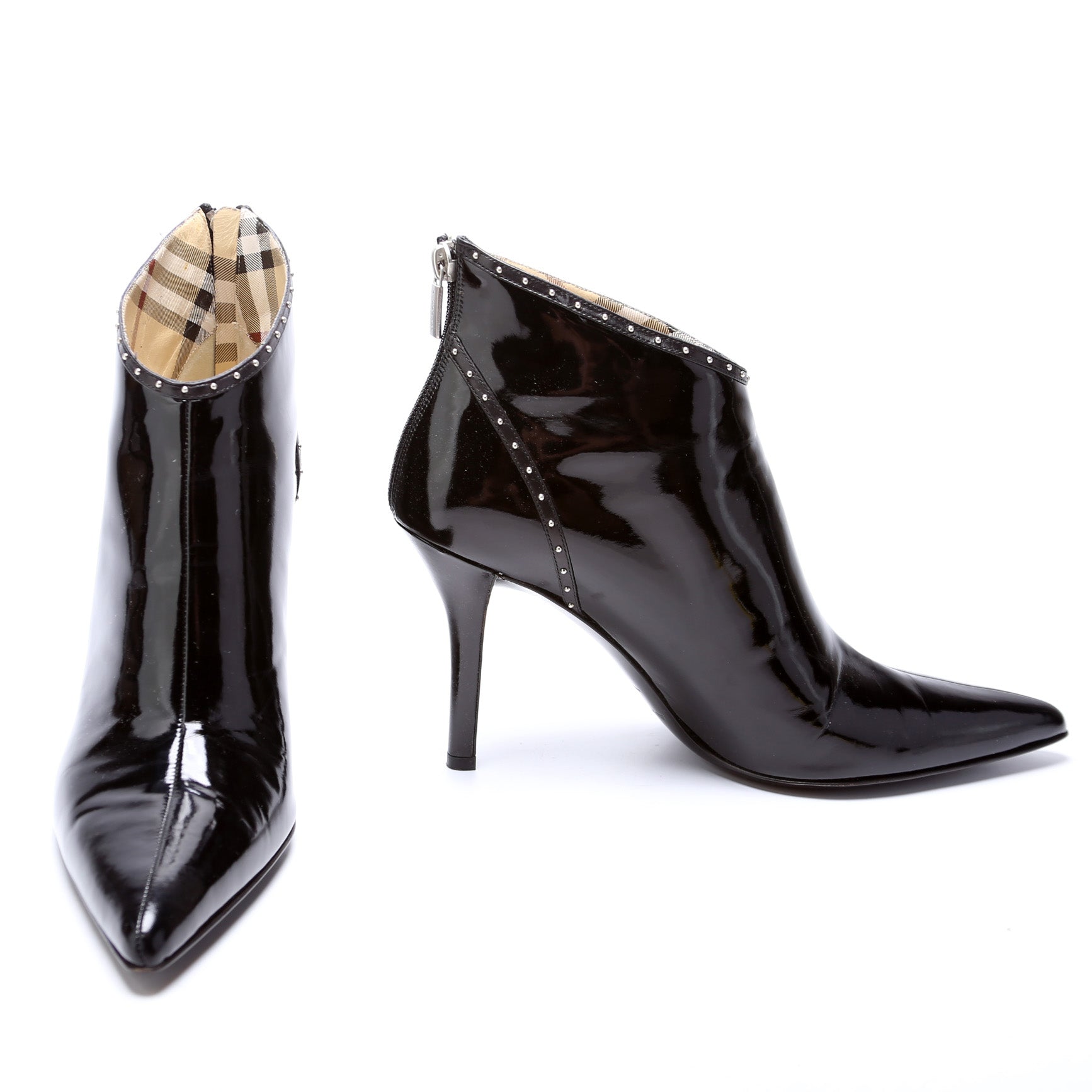 Leather Booties Size 40