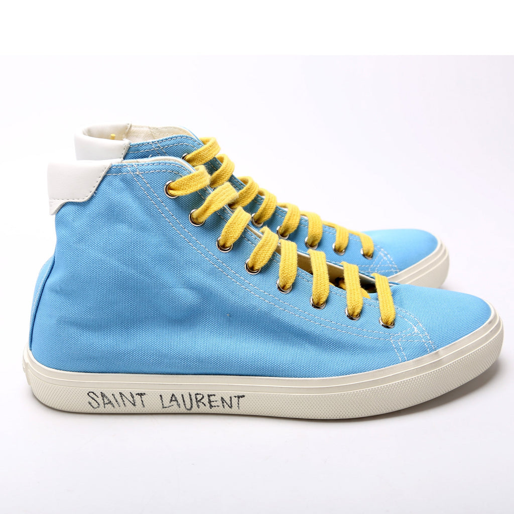 SAINT LAURENT Malibu High Top Sneakers Size 38