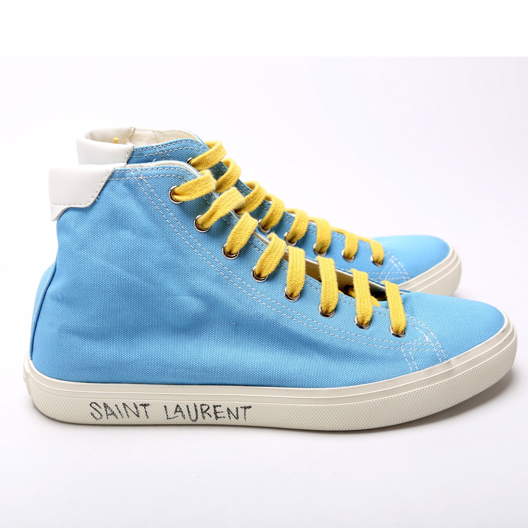 SAINT LAURENT Malibu High Top Sneakers Size 38