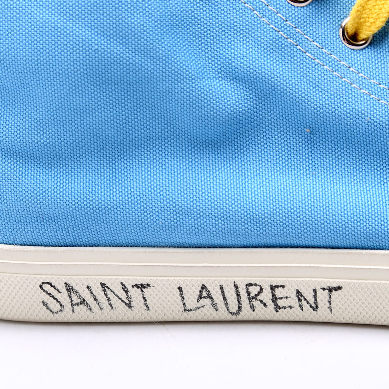 SAINT LAURENT Malibu High Top Sneakers Size 38