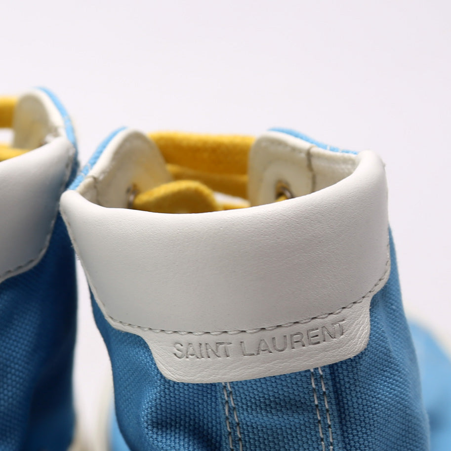 SAINT LAURENT Malibu High Top Sneakers Size 38