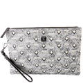 Aren Medium Wristlet Vintage Jacquard Monogram