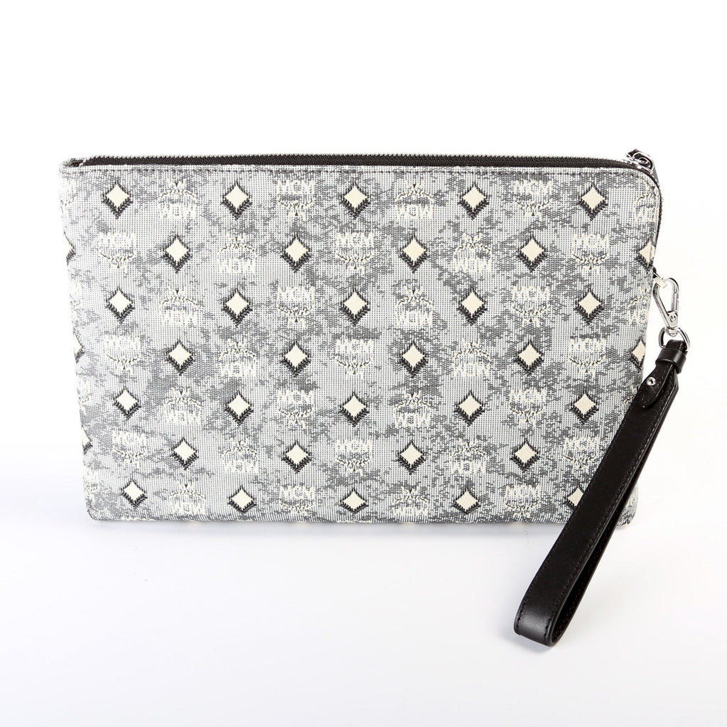 Aren Medium Wristlet Vintage Jacquard Monogram