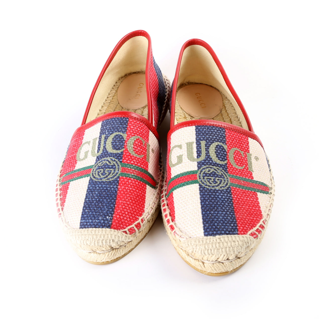 Gucci Logo Espadrilles Size 38.5