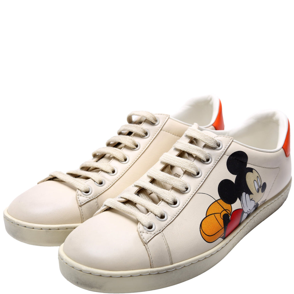 Gucci Ace Web Mickey Sneakers Size 38
