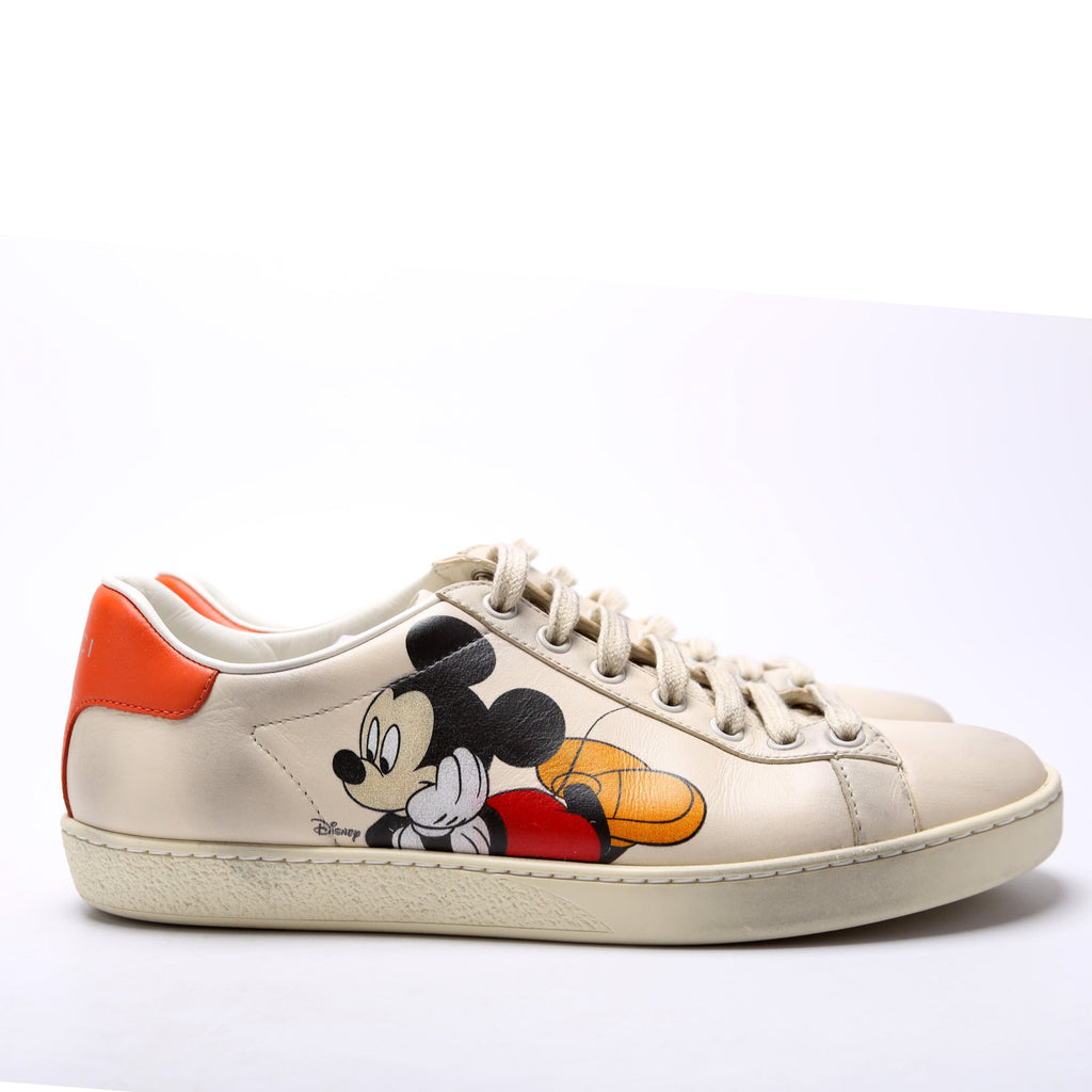 Gucci Ace Web Mickey Sneakers Size 38