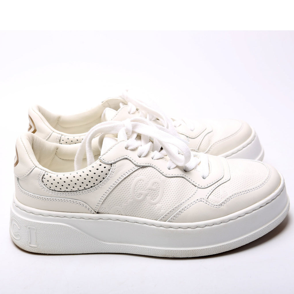 GG Chunky Leather Sneakers Size 37.5