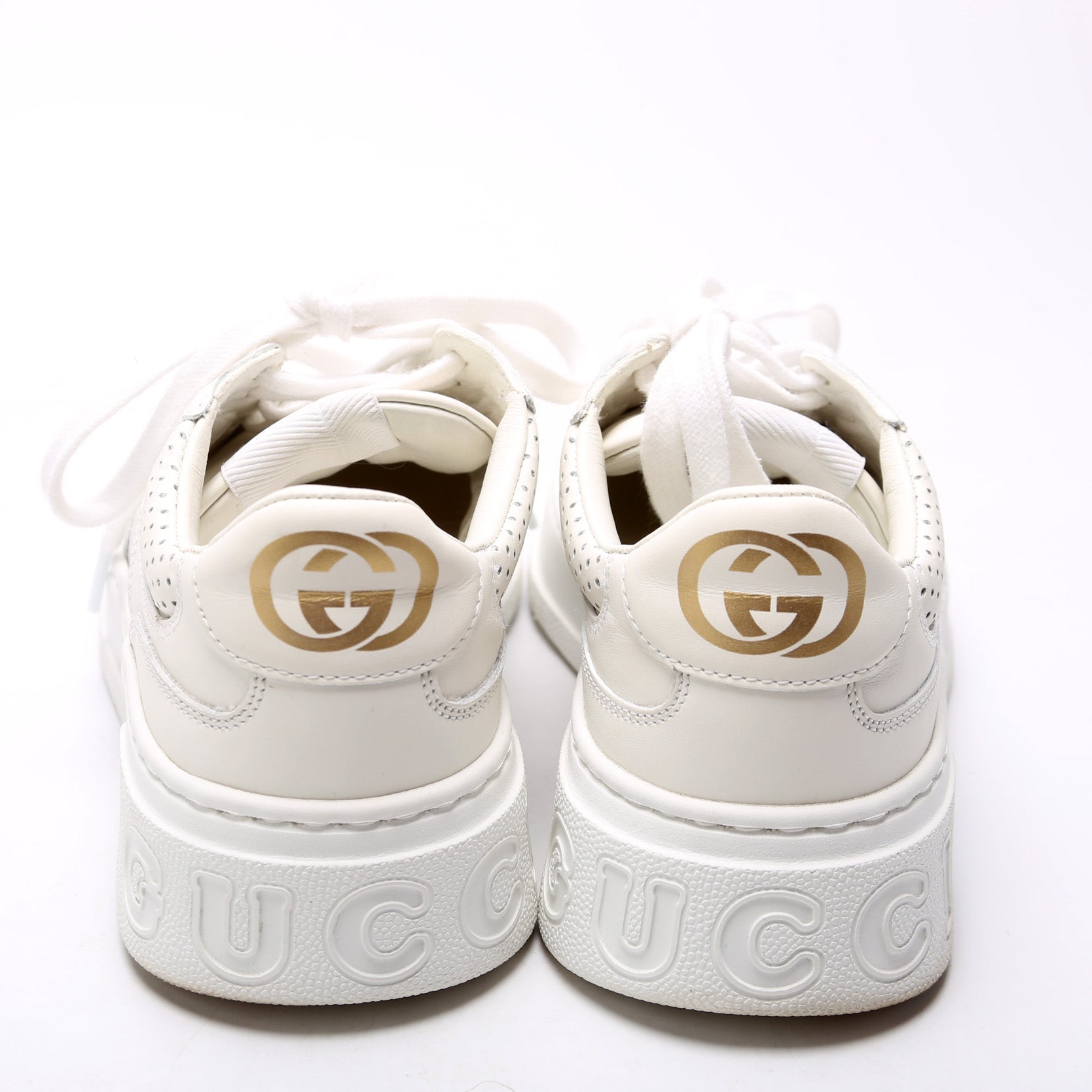 GG Chunky Leather Sneakers Size 37.5