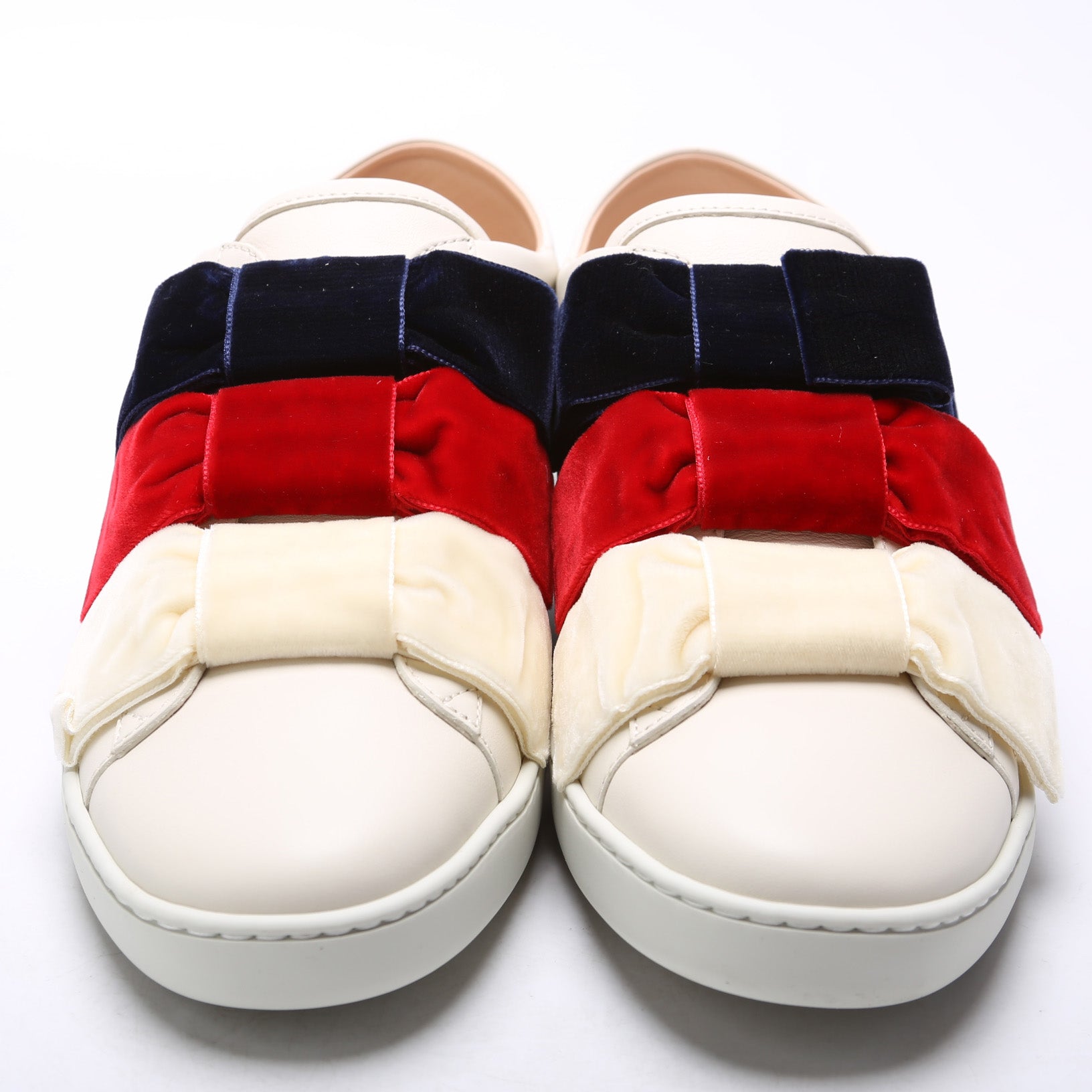 Gucci Ace Web Bow Sneakers Size 38.5