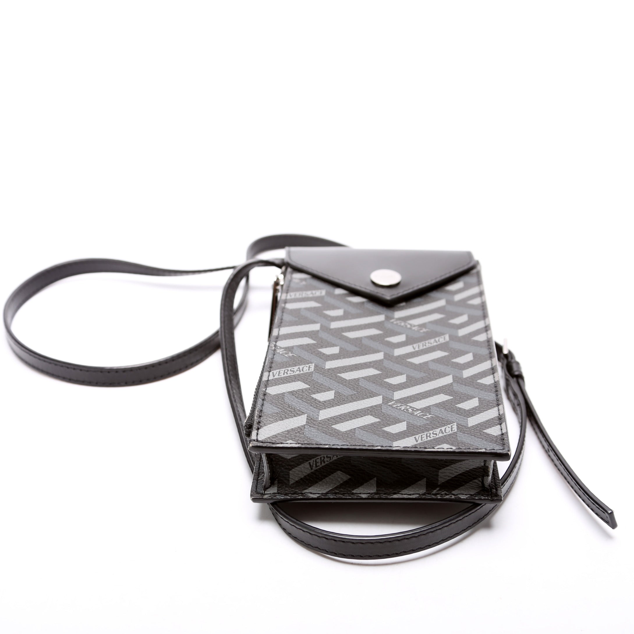 Lac Greca Phone Crossbody Grey