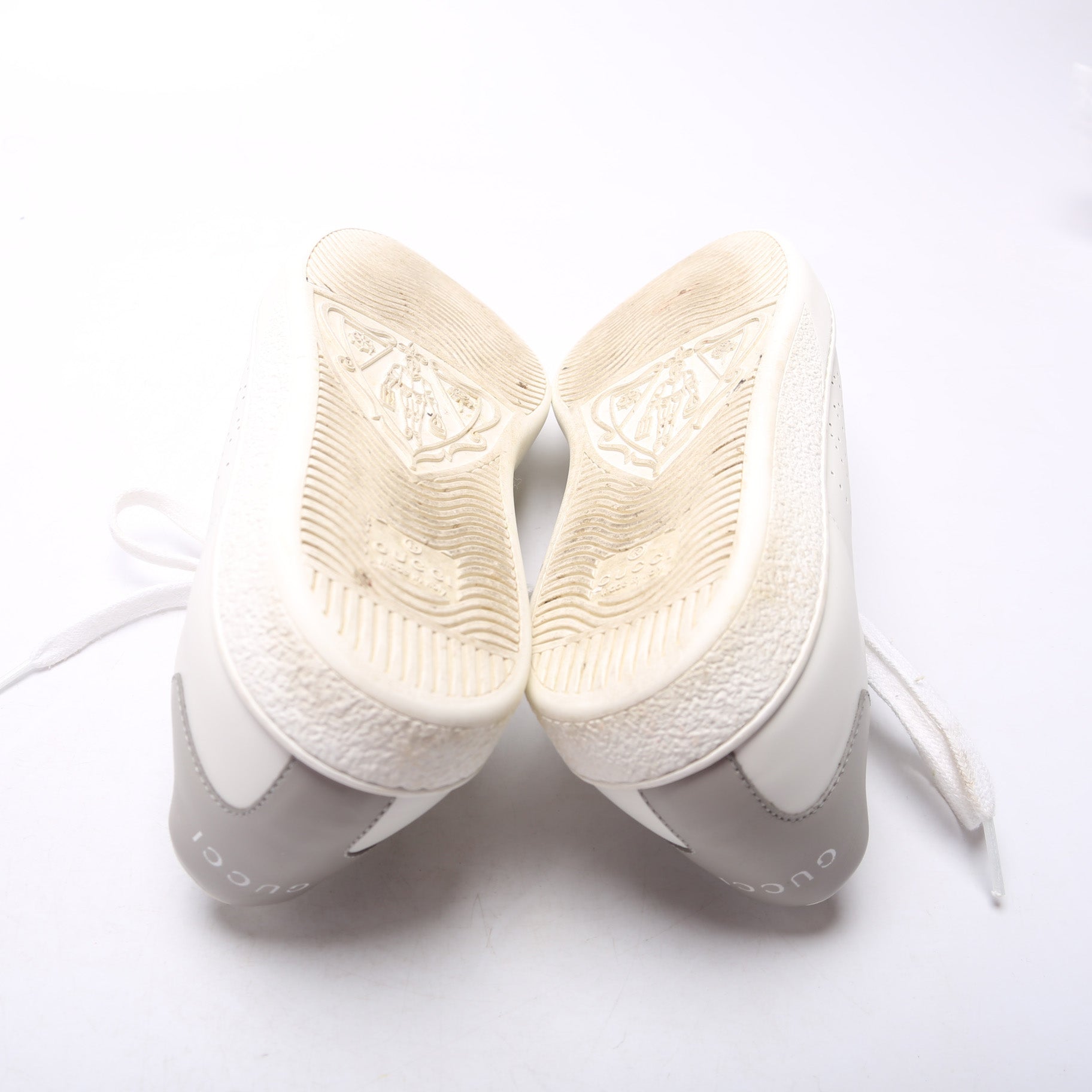 Gucci Ace Web Leather Sneakers Size 38