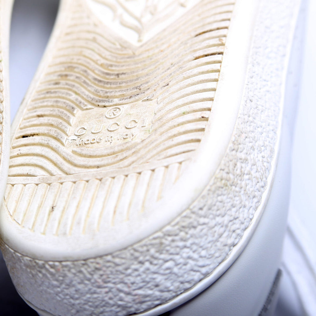 Gucci Ace Web Leather Sneakers Size 38